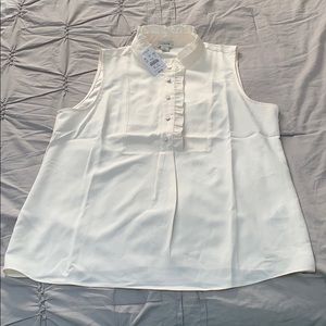 Brand new J Crew Factory sleeveless blouse